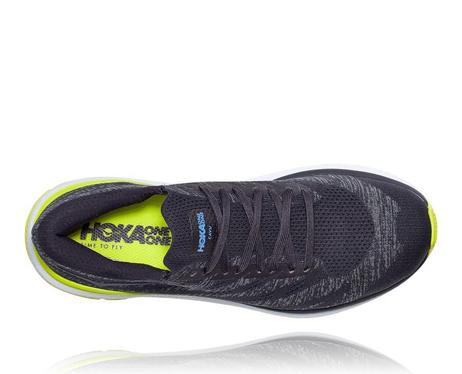 Hoka One One Mens Running Shoes - Cavu 3 - Navy - AKFC23685